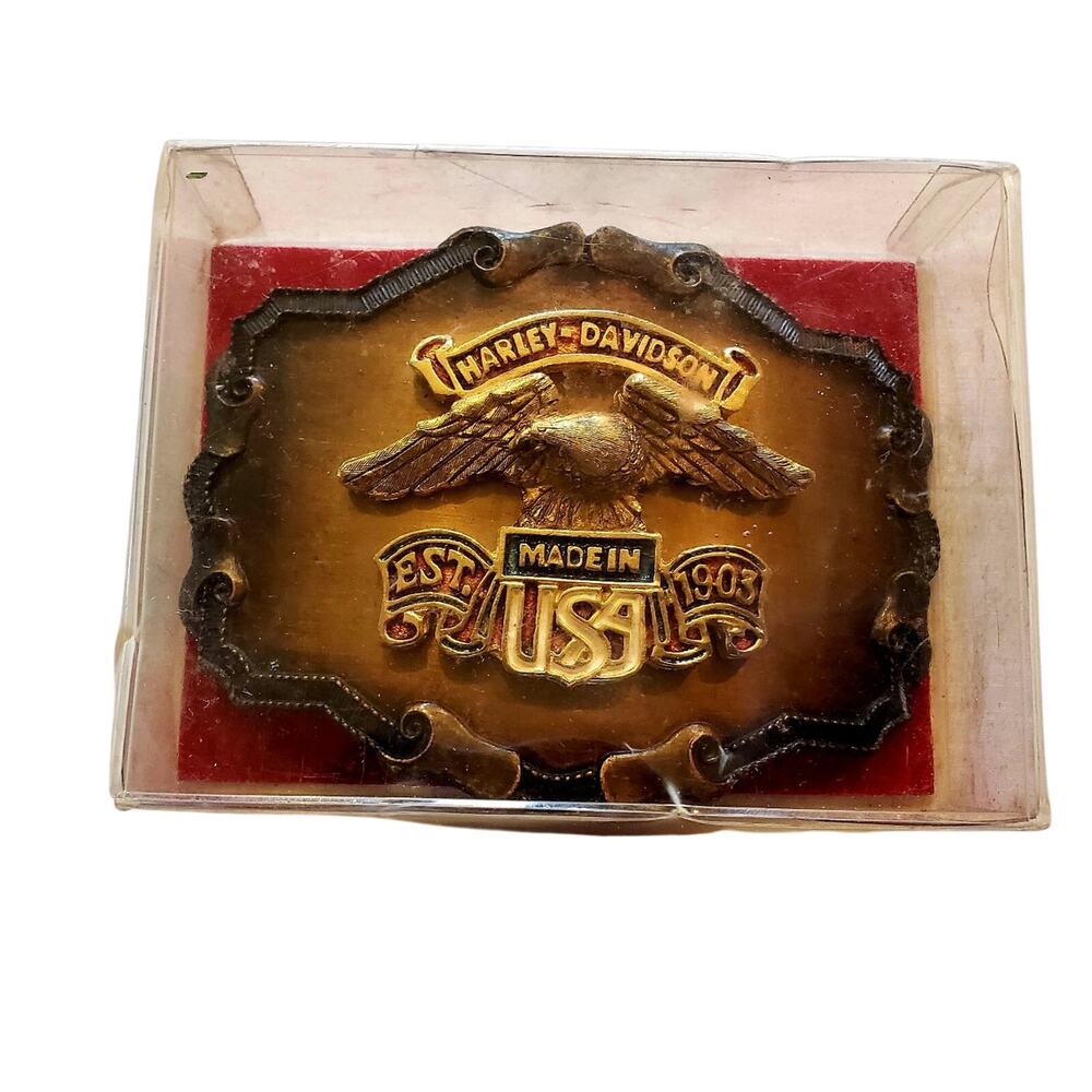 Vintage Harley-Davidson "Est. 1903" Screaming Eagle Belt Buckle New